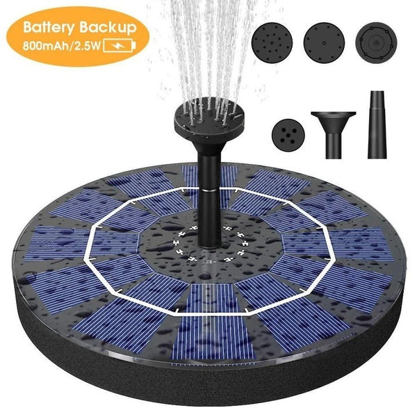 Solar-Powered Bird Fountain Kit