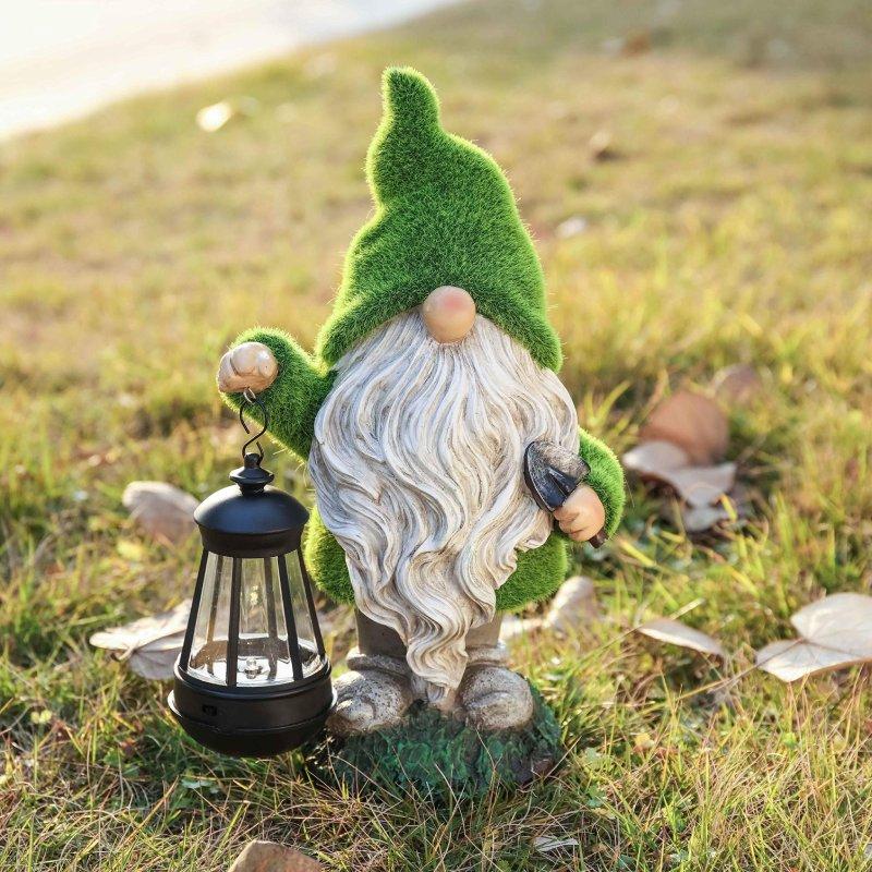 Solar Garden Gnome Statue Lantern