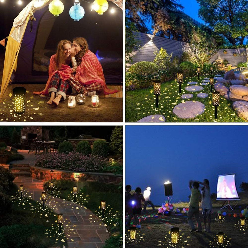 Solar Powered Star Moon Garden Light