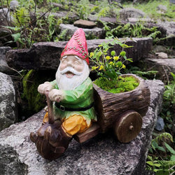 Resin Elf Bird Feeder Garden Gnome