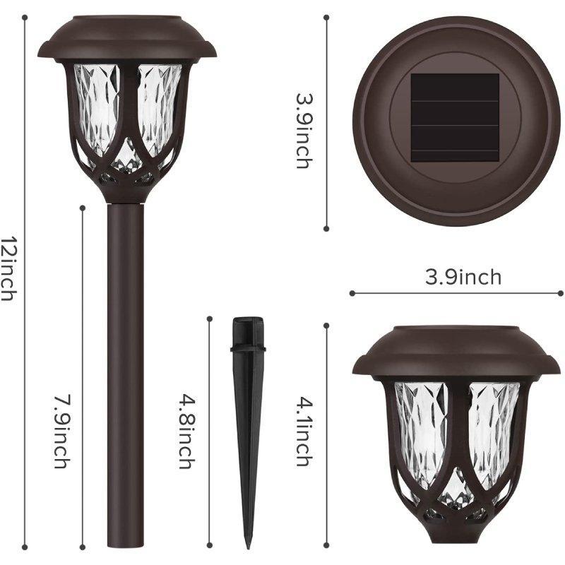 6 Pack Solar Pathway Lights