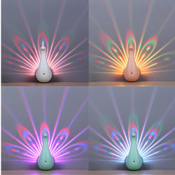 Peacock Projection Lamp