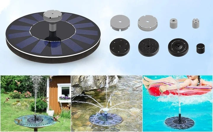 Solar-Powered Bird Fountain Kit