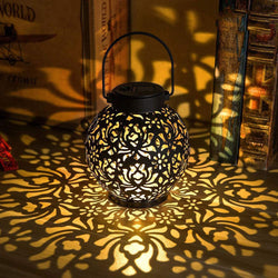 Hollowed-Out Solar Hanging Lantern