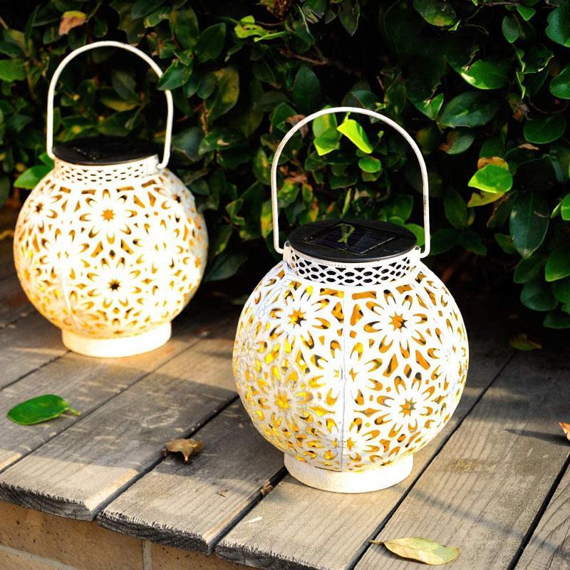 Solar Metal Hanging Garden Lantern