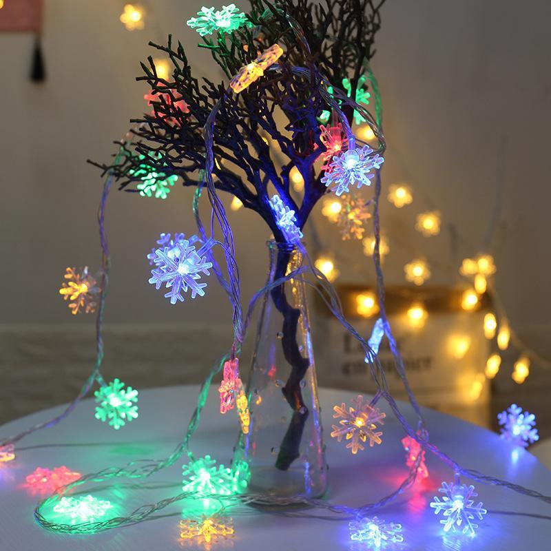 50 LED Snowflake Fairy Lights