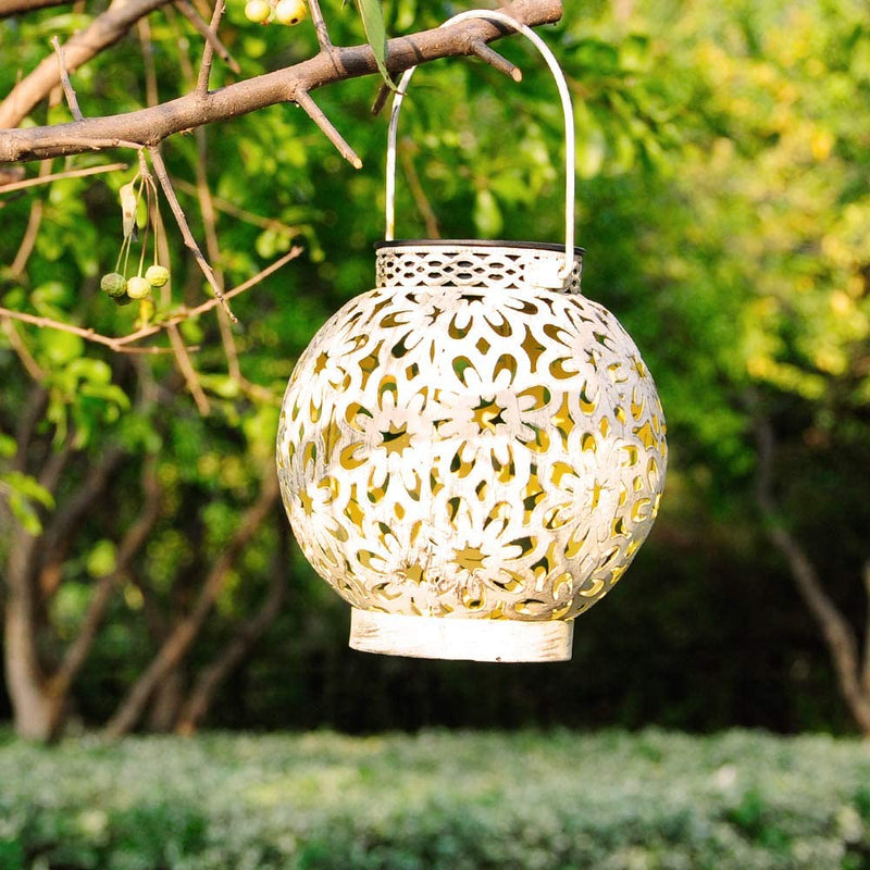 Solar Metal Hanging Garden Lantern