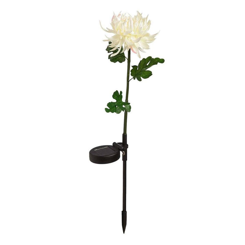 2 Pcs  Solar Chrysanthemum Garden Light